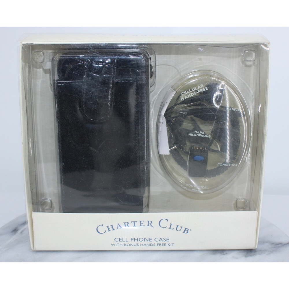Charter Club Cell Phone Case Organizer with Bonus Hands Free Kit
